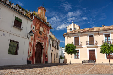 the Street of Small Old Town, Cordoba, Spain