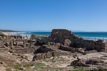 Roman ruins on Spanish coast