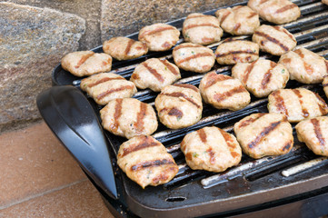 grilled burger