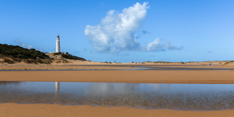Beach at Lighthouse at Cape Trafalgar