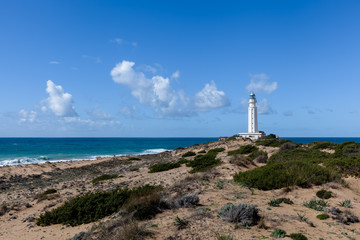 Beach at Lighthouse at Cape Trafalgar