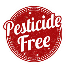 Pesticide free stamp