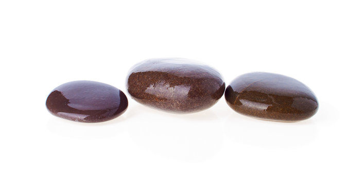 Three Wet Pebbles