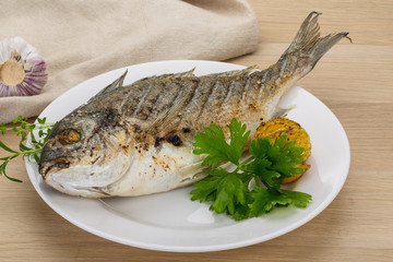 Grilled dorado