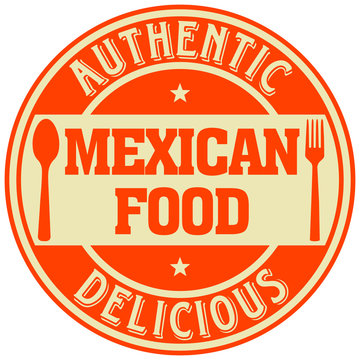 Mexican Food Label