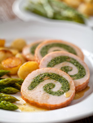 Turkey breast stuffed