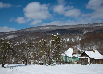 Village in the mountains