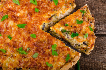 French Quiche vegetarian