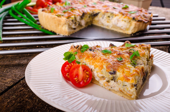 French Quiche vegetarian