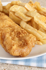 Fish and Chips a traditional British takeaway food