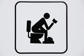 Symbol of toilets
