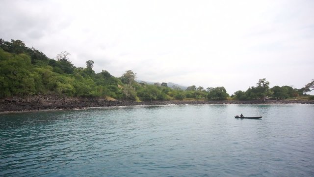 Aerial of Fisherman in Conoe