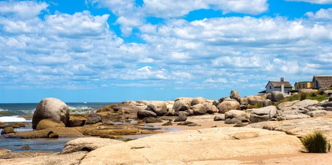 Foto op Canvas Punta del Diablo Beach, popular tourist place in Uruguay © Kseniya Ragozina