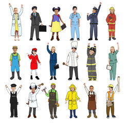 Children with Professional Occupation Concepts