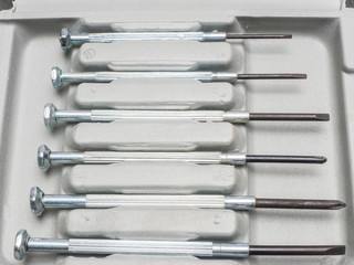 metal screwdriver set