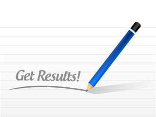 get results message illustration design