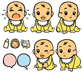 赤ちゃん表情集