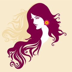 creative fashion portrait