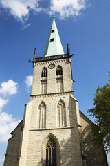 Fototapeta na wymiar Stadtkirche in Unna, NRW, Deutschland
