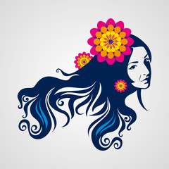 creative fashion women portrait