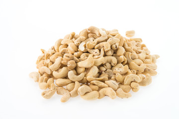 cashews isolated on white background