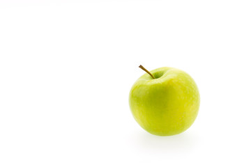Green apple isolated on white