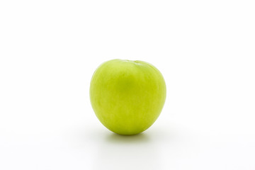 Green fresh Ziziphus mauritiana, Jujube.