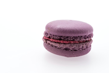 Macaroons isolated on white