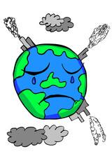 Doodle Earth -  Pollution