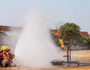 Obraz premium Fire Training