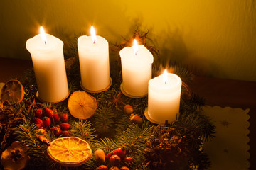 Advent season decorations