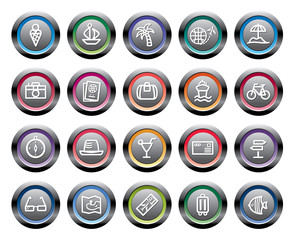 Travel and Vacation icons