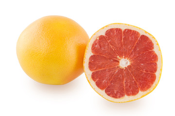 Grapefruit and grapefruit slice