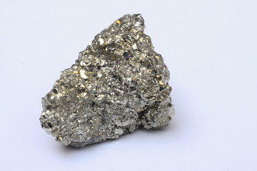 Close up of iron pyrite
