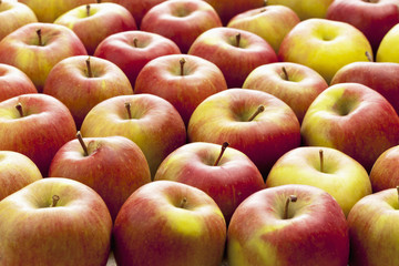 Viele Braeburn Äpfel