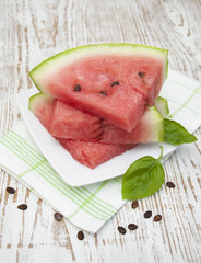 slices of watermelon