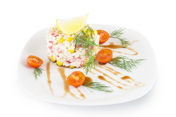 Crab salad