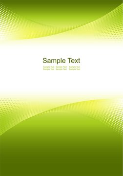 Vector abstract green background