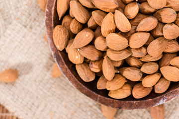 Bowl with Almonds