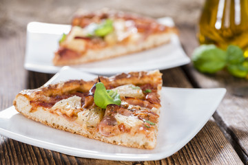 Ham and Pineapple Pizza Slices