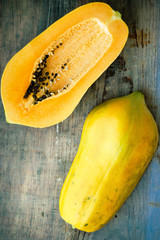 fresh ripe papaya