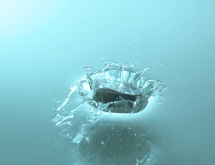 Water splash, close-up