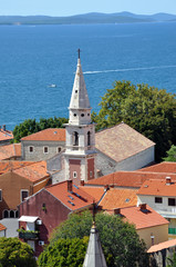 Fototapeta premium Aerial view of Zadar, Croatia
