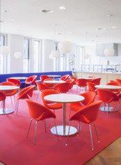 cafe in business office, dutch ministry