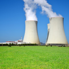 Nuclear power plant Temelin in Czech Republic Europe
