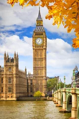 Fotobehang Big Ben in Londen © sborisov