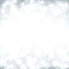 Silver christmas background.