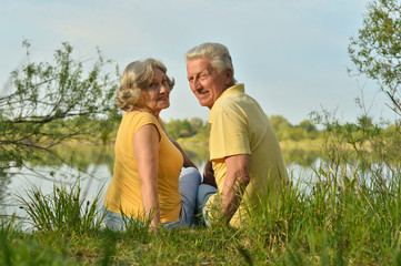 Fototapeta premium Happy senior couple