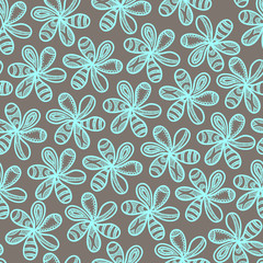 Floral seamless background for your design