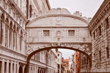 Fotobehang Brug der Zuchten Bridge of Sighs Venice
